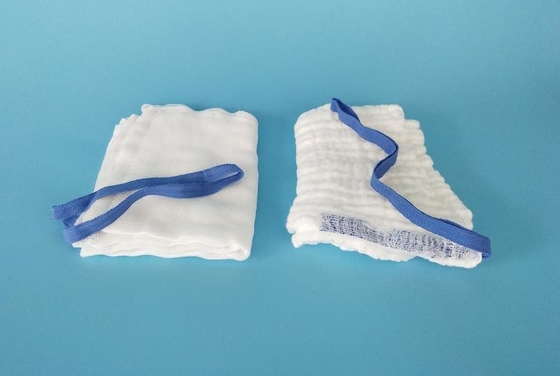 إسفنج لاعقيم لابروتومي OEM مسح بطني جراحي غاز Pad Lap Sponge 24 * 20